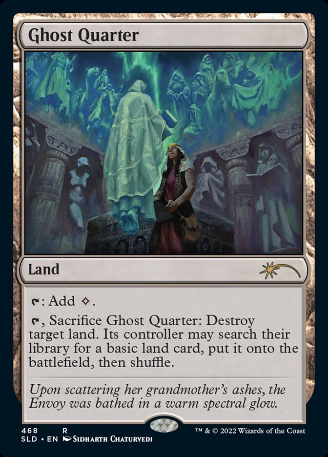 Ghost Quarter 468 - Secret Lair Drop MTG card