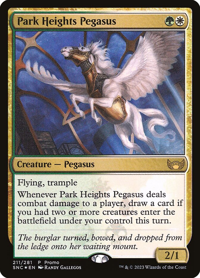 Park Heights Pegasus 211★ - Streets of New Capenna Promos MTG card