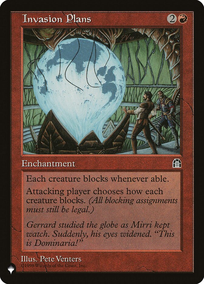 Invasion Plans STH-89 - The List MTG card
