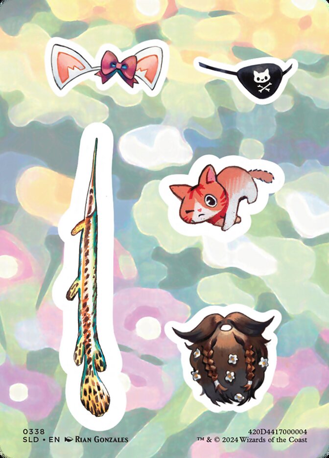 Sticker sheet 338 - Secret Lair Drop MTG card