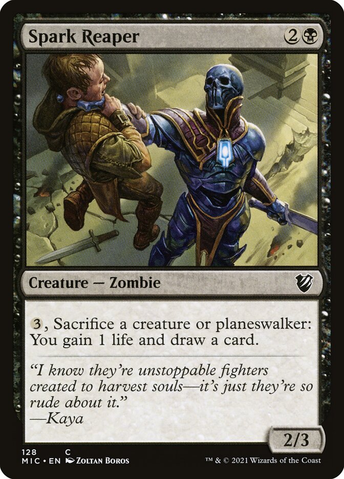 Spark Reaper 128 - Midnight Hunt Commander MTG card