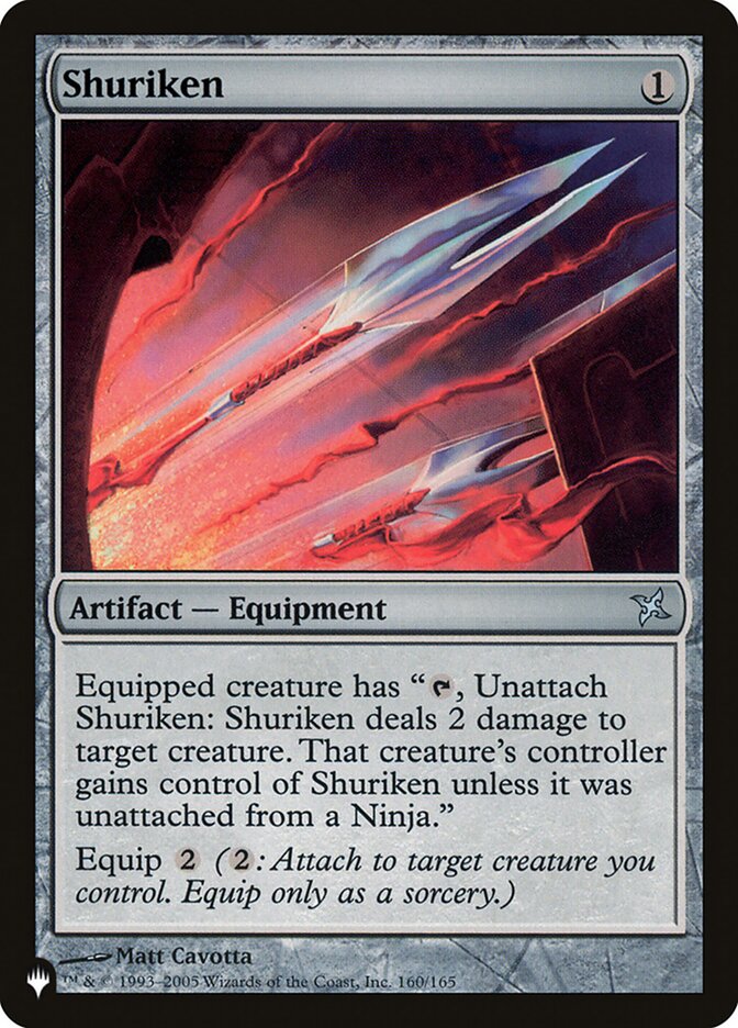 Shuriken BOK-160 - The List MTG card