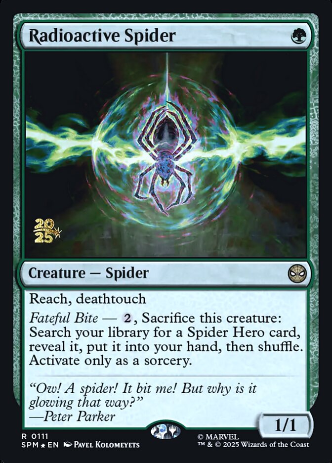 Radioactive Spider 111s - Marvel's Spider-Man Promos MTG card