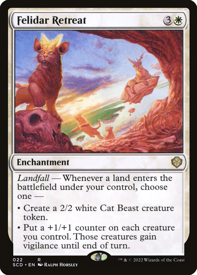 Felidar Retreat 22 - Starter Commander Decks MTG card