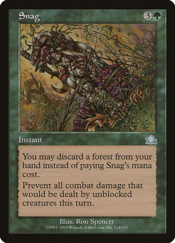 Snag 124 - Prophecy MTG card