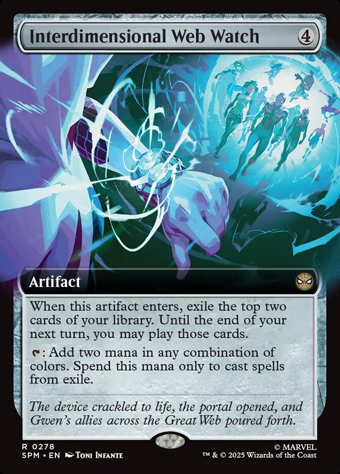 Interdimensional Web Watch 278 - Marvel's Spider-Man MTG card