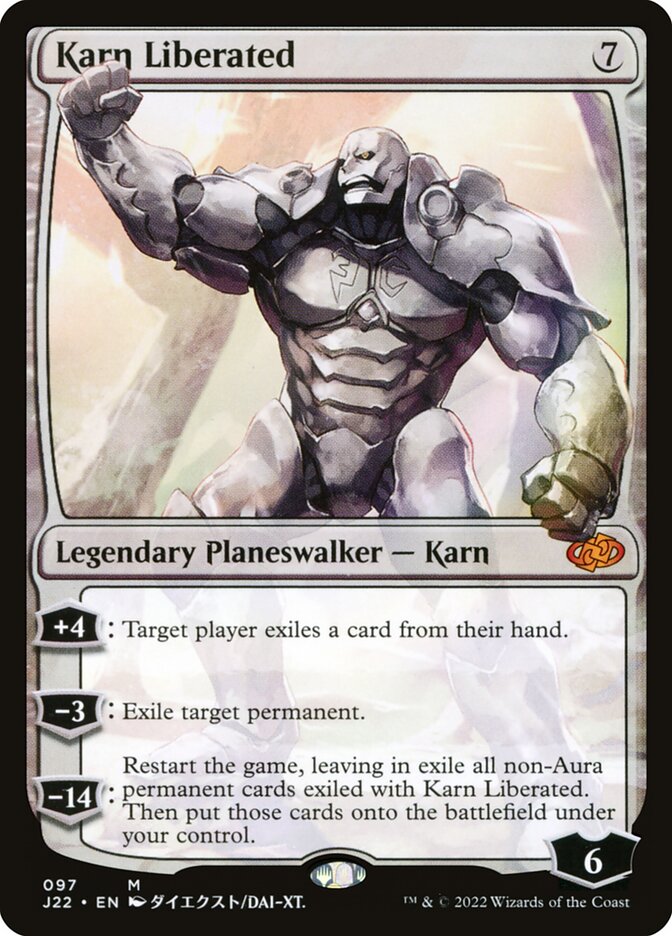 Karn Liberated 97 - Jumpstart 2022 MTG card