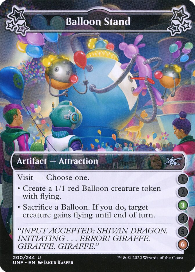 Balloon Stand 200b - Unfinity MTG card