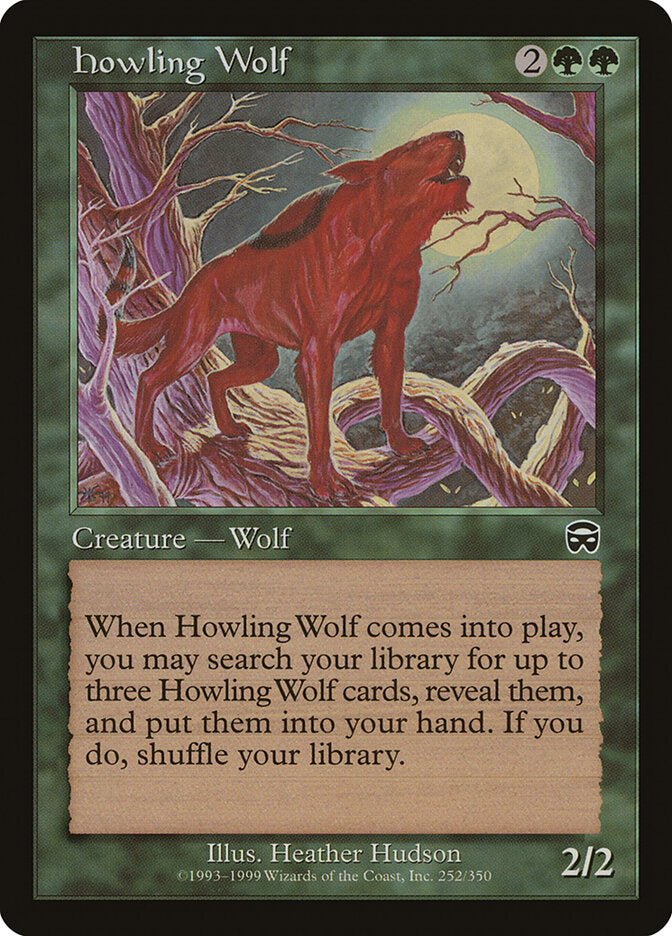 Howling Wolf 252 - Mercadian Masques MTG card