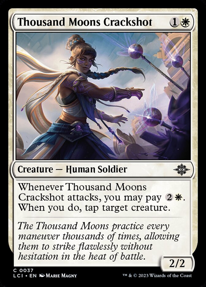 Thousand Moons Crackshot 37 - The Lost Caverns of Ixalan MTG card