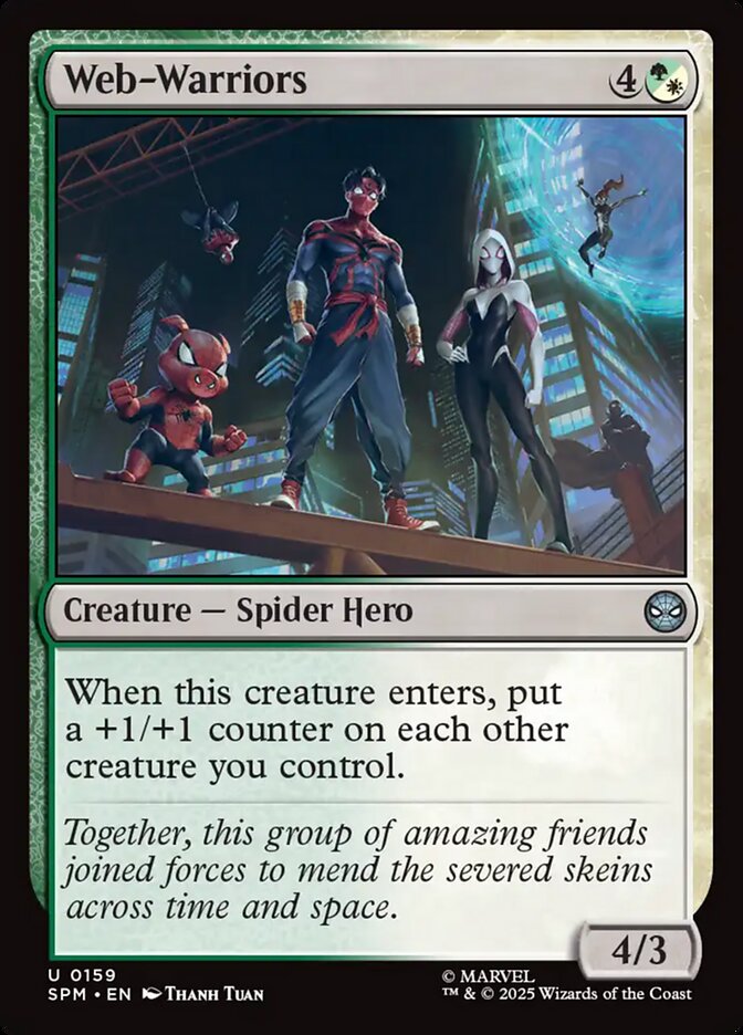 Web-Warriors 159 - Marvel's Spider-Man MTG card