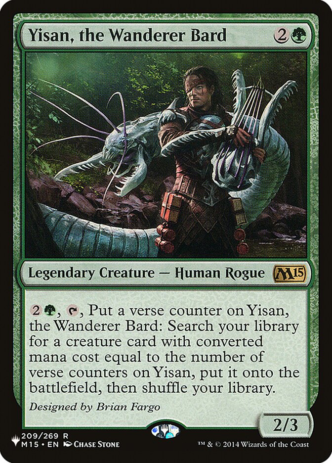 Yisan, the Wanderer Bard M15-209 - The List MTG card