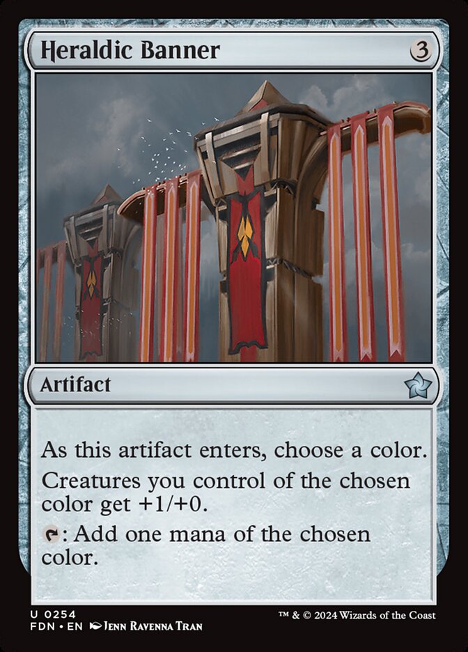 Heraldic Banner 254 - Foundations MTG card