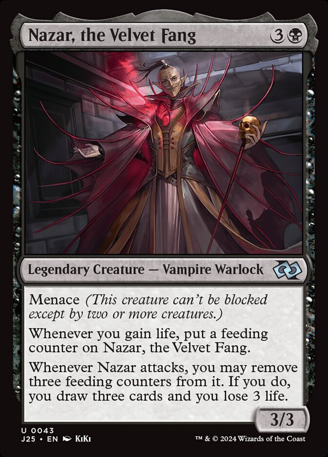 Nazar, the Velvet Fang 43 - Foundations Jumpstart MTG card
