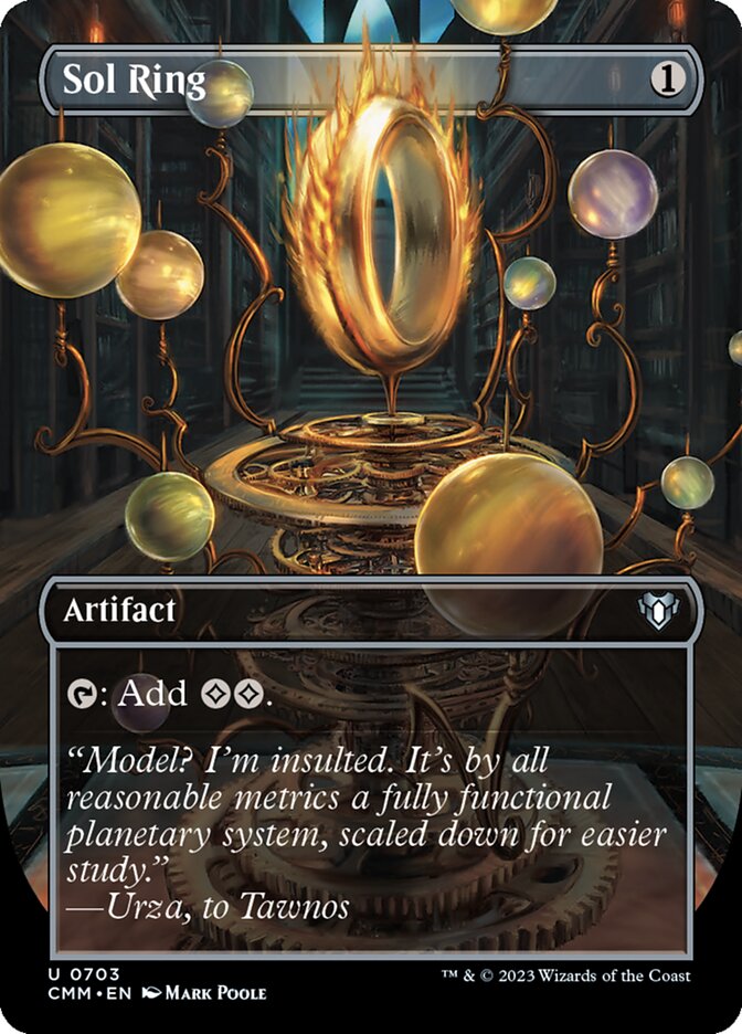 Sol Ring 703 - Commander Masters MTG card