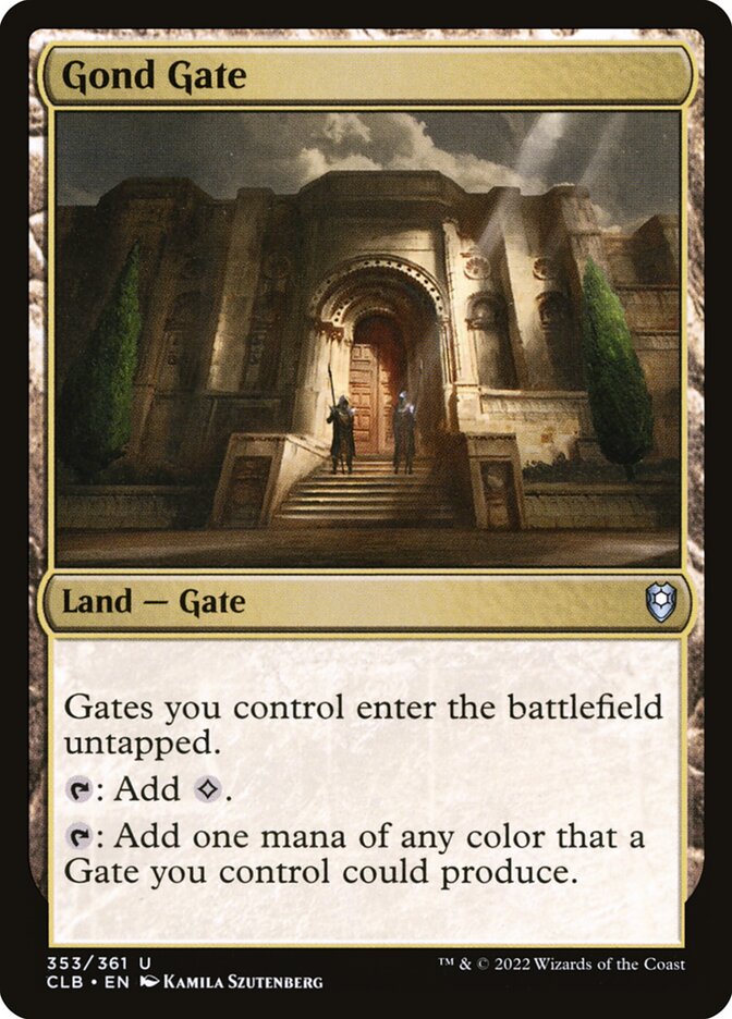 Gond Gate 353 - Commander Legends: Battle for Baldur's Gate MTG card