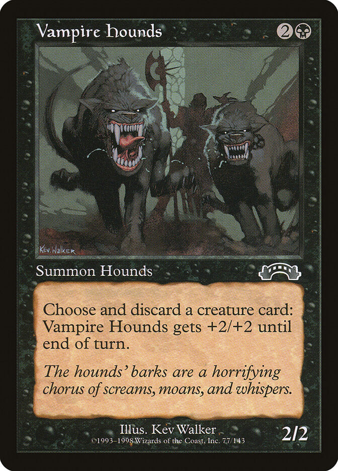 Vampire Hounds 77 - Exodus MTG card