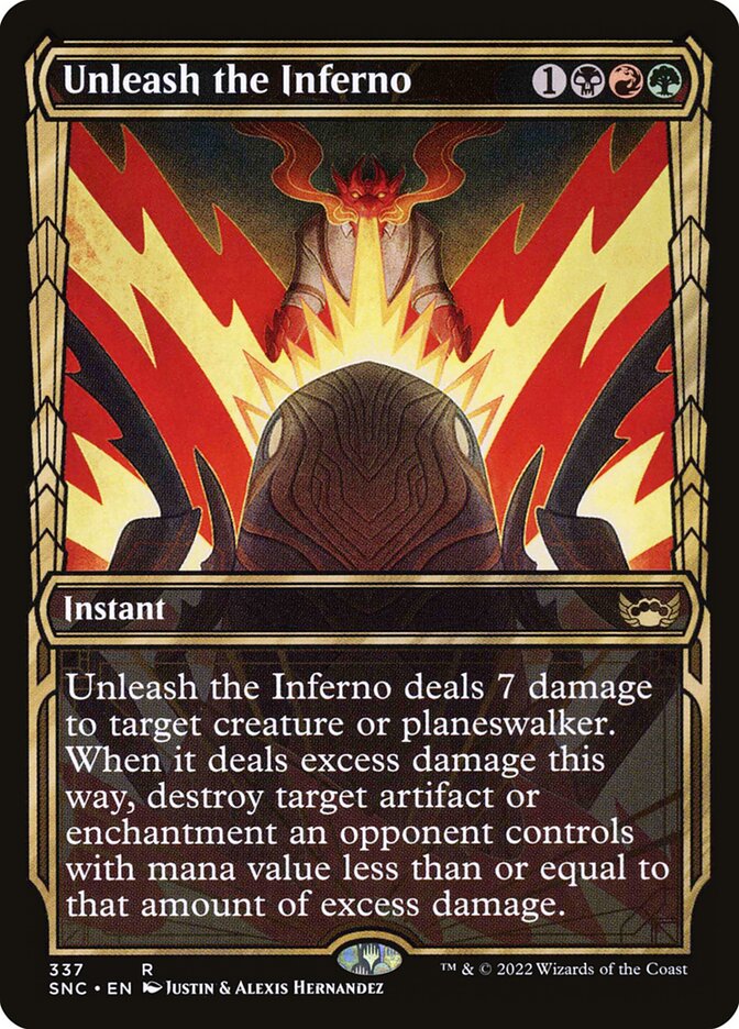Unleash the Inferno 337 - Streets of New Capenna MTG card