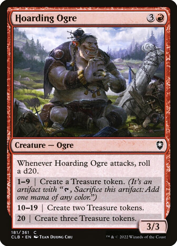 Hoarding Ogre 181 - Commander Legends: Battle for Baldur's Gate MTG card