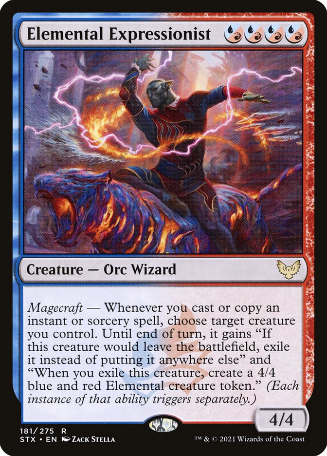 Elemental Expressionist 181 - Strixhaven: School of Mages MTG card