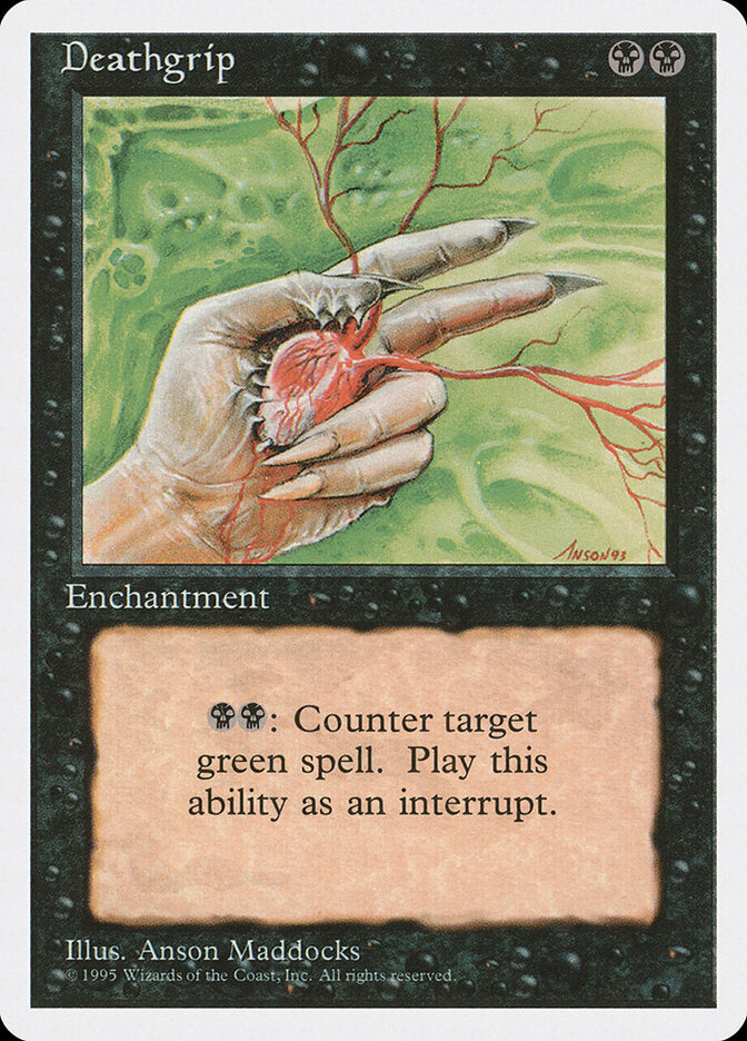 Deathgrip 130 - Fourth Edition MTG card