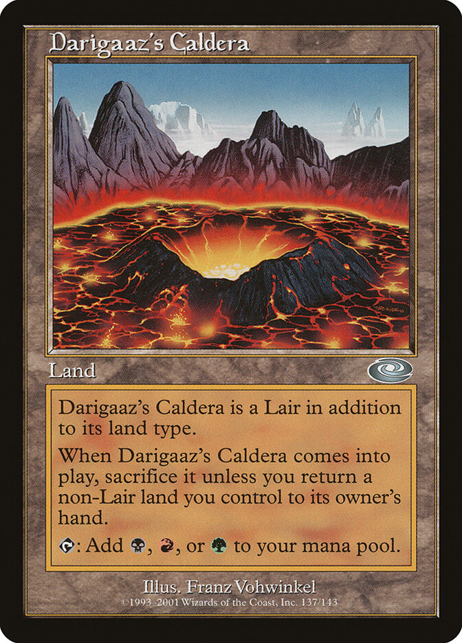 Darigaaz's Caldera 137 - Planeshift MTG card