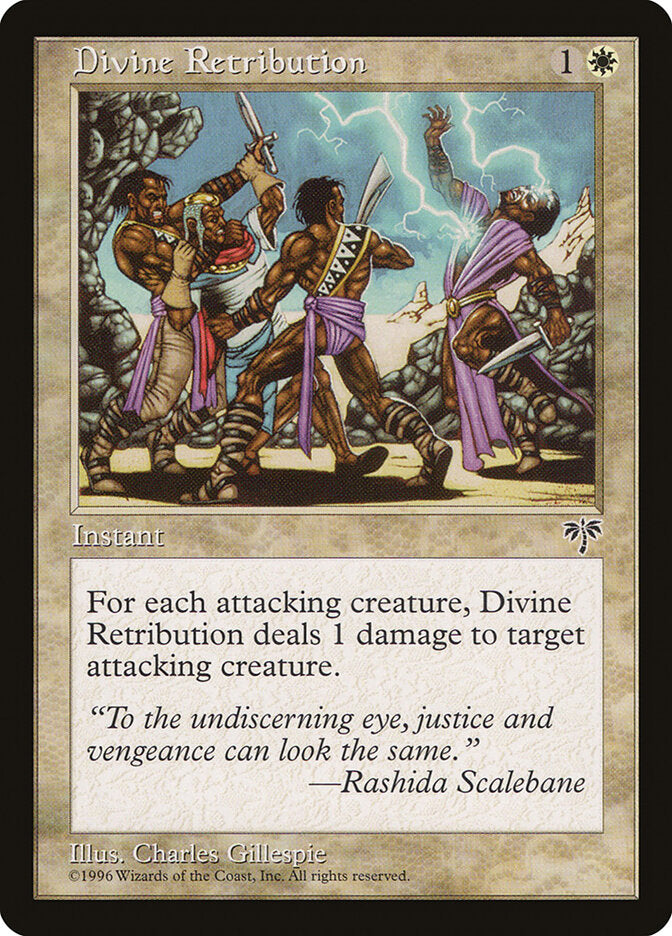 Divine Retribution 12 - Mirage MTG card