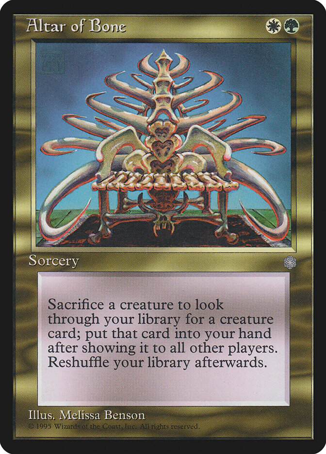 Altar of Bone 281 - Ice Age MTG card