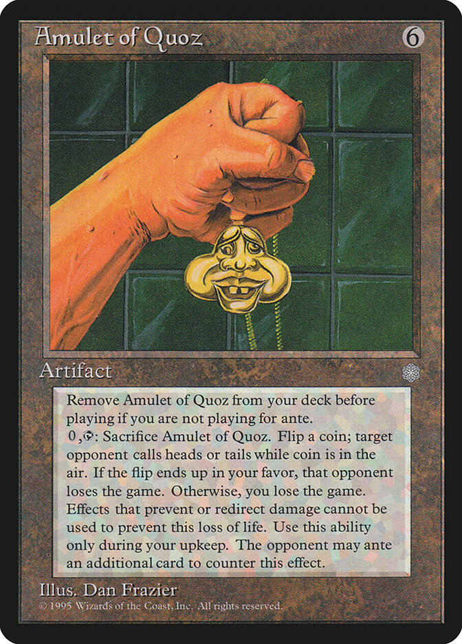 Amulet of Quoz 308 - Ice Age MTG card