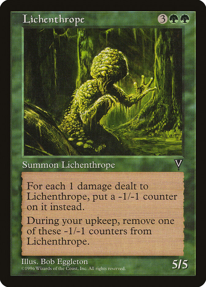 Lichenthrope 112 - Visions MTG card