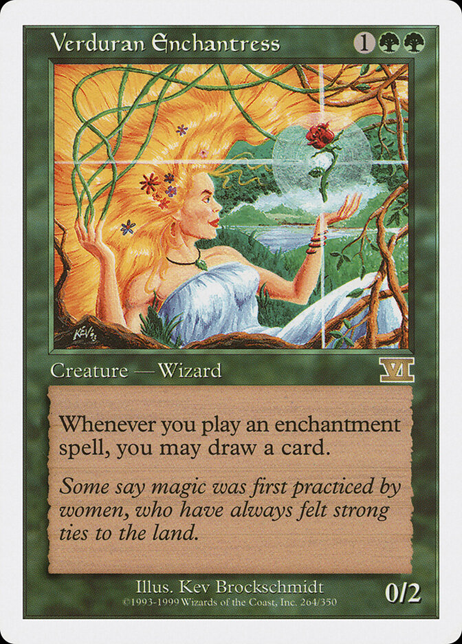 Verduran Enchantress 264 - Classic Sixth Edition MTG card