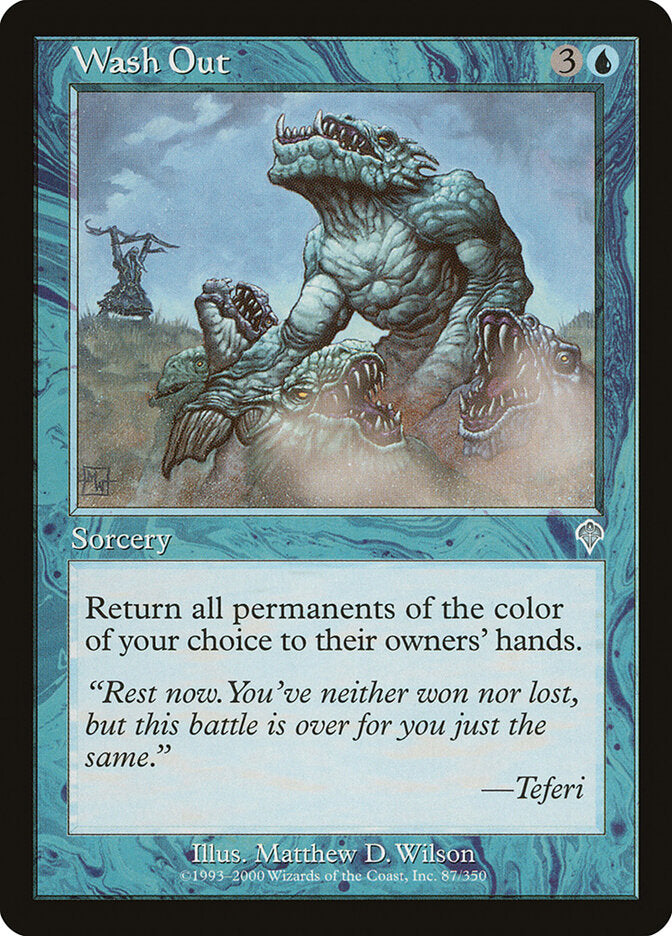 Wash Out 87 - Invasion MTG card