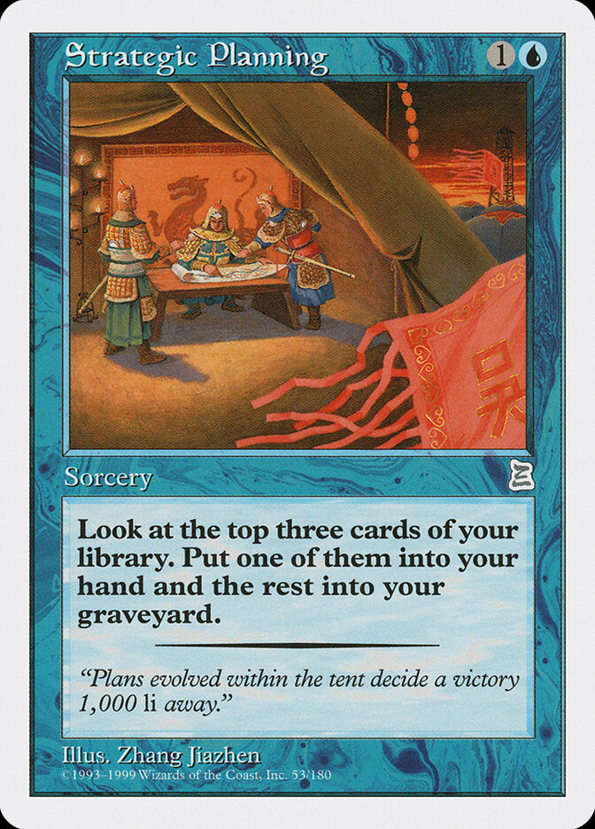 Strategic Planning 53 - Portal Three Kingdoms MTG card