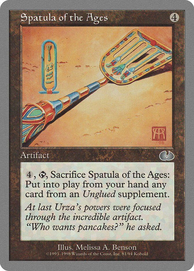 Spatula of the Ages 81 - Unglued MTG card
