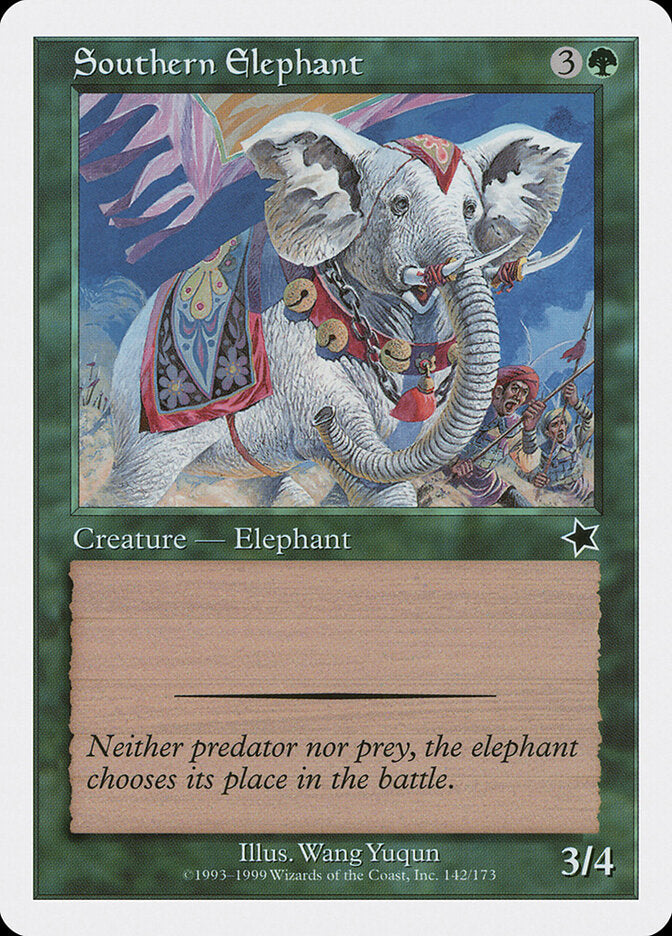 Southern Elephant 142 - Starter 1999 MTG card