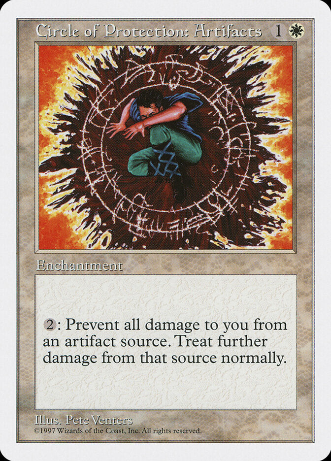 Circle of Protection: Artifacts 16 - Fifth Edition MTG card