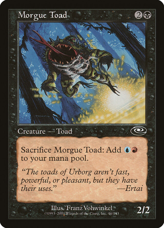 Morgue Toad 46 - Planeshift MTG card