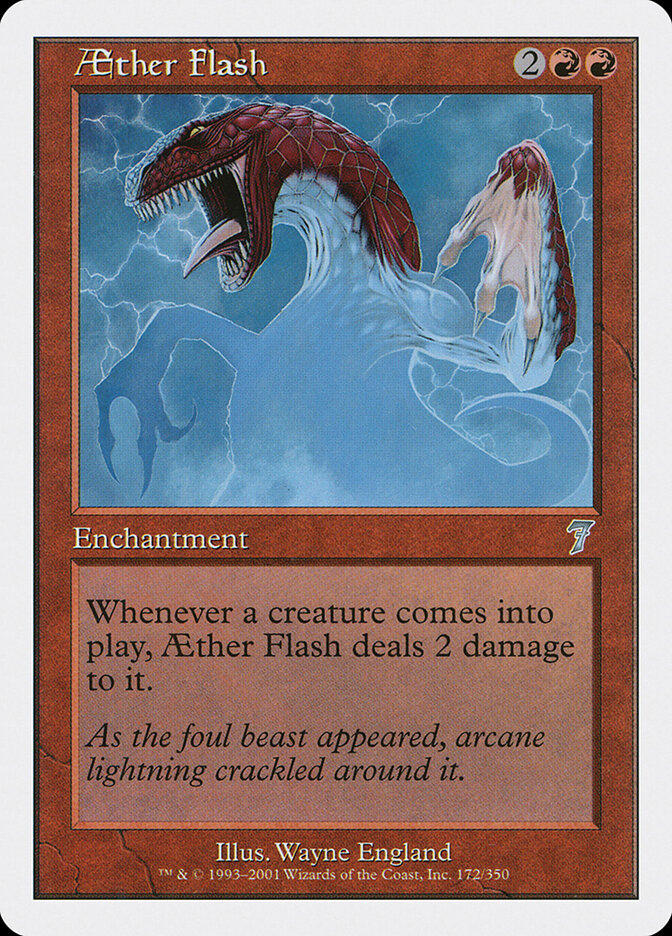 Aether Flash 172 - Seventh Edition MTG card
