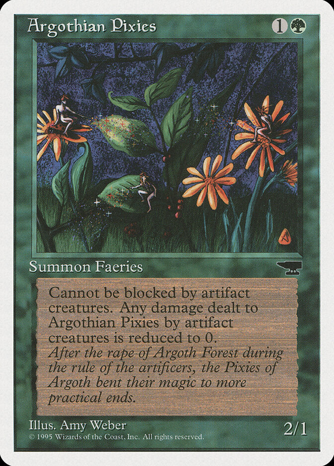 Argothian Pixies 57 - Chronicles MTG card