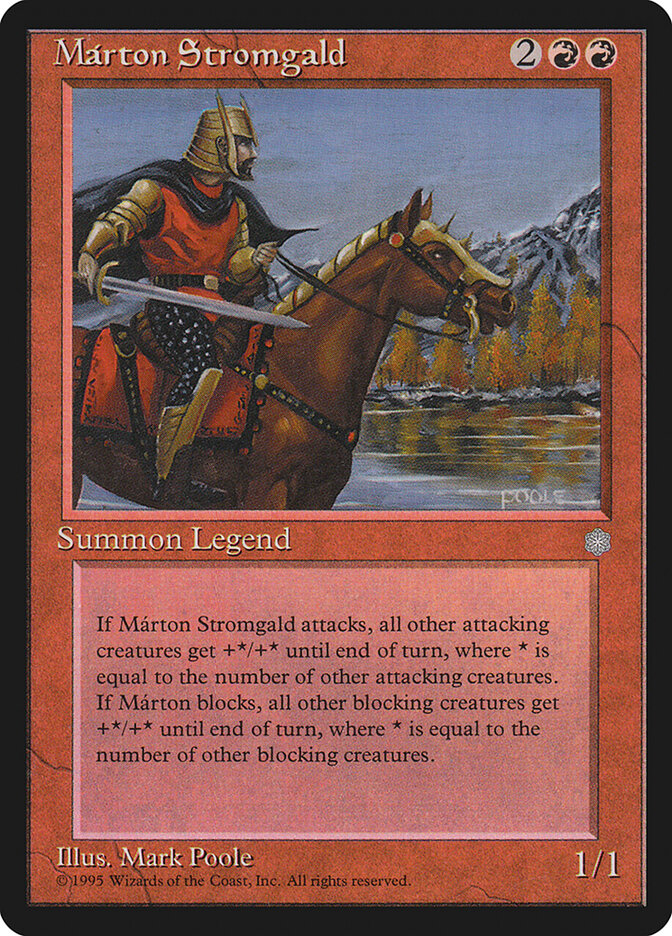 Márton Stromgald 199 - Ice Age MTG card