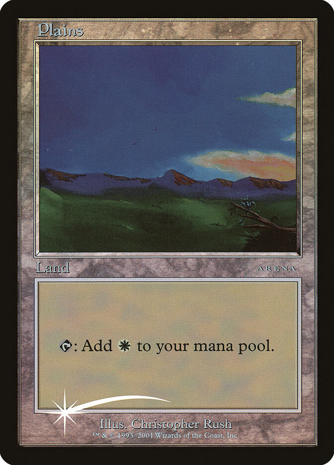 Plains 7 - Arena League 2001 MTG card