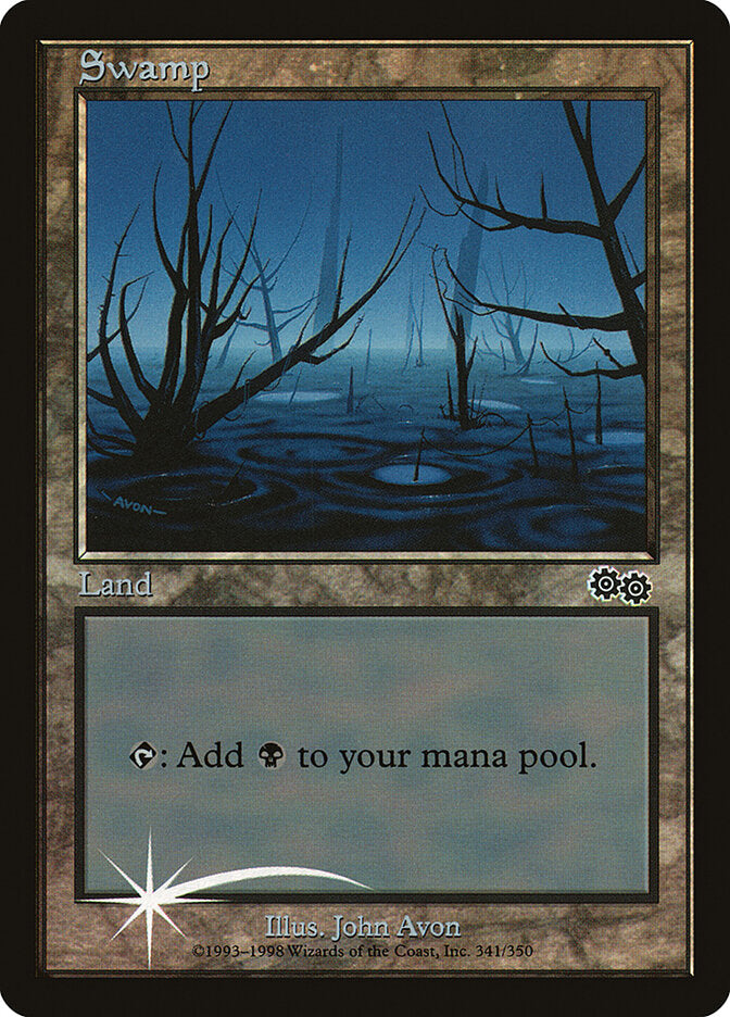 Swamp 9 - Arena League 1999 MTG card