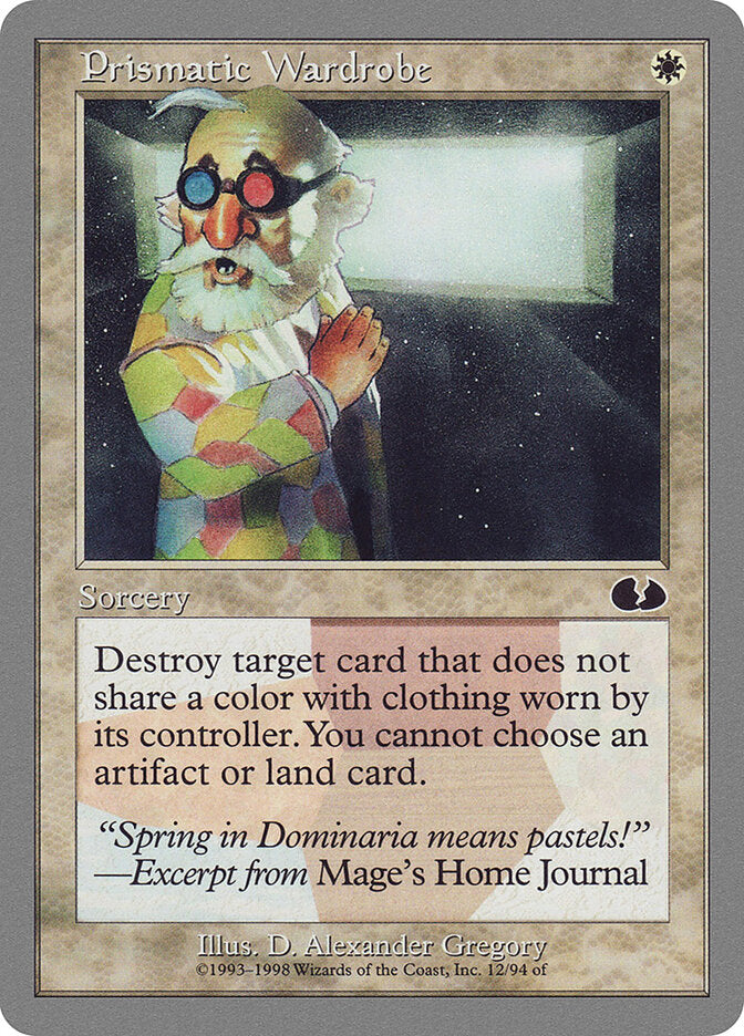 Prismatic Wardrobe 12 - Unglued MTG card