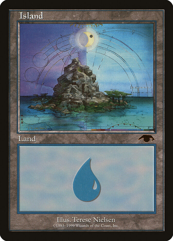 Island 2 - Guru MTG card