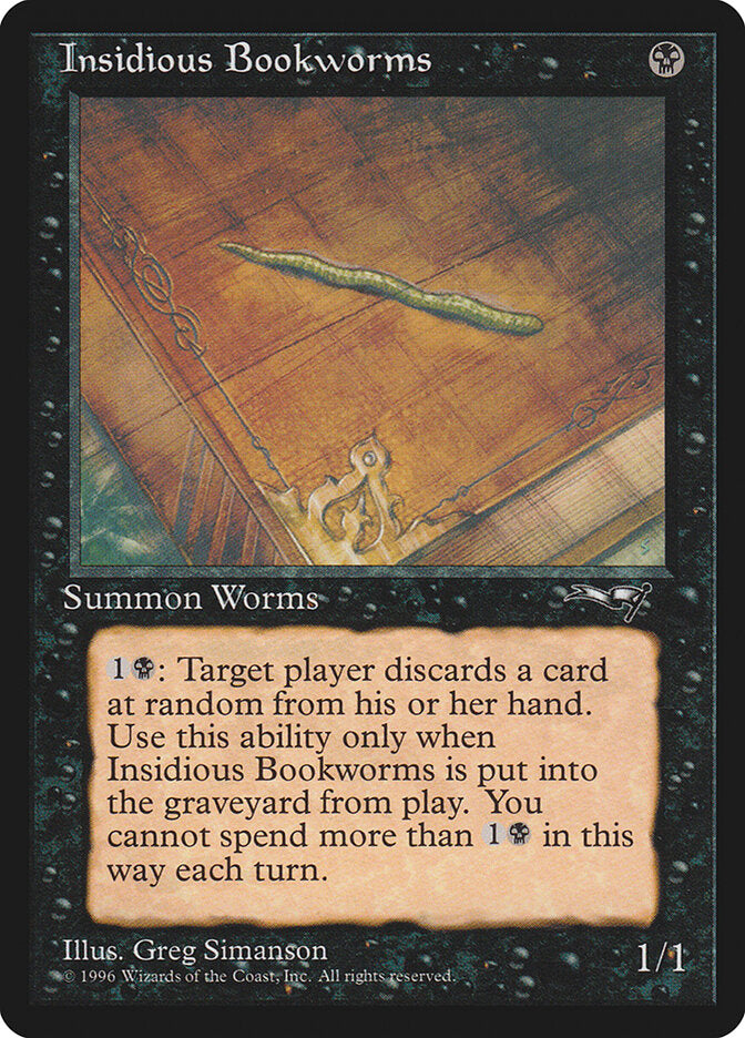 Insidious Bookworms 51b - Alliances MTG card