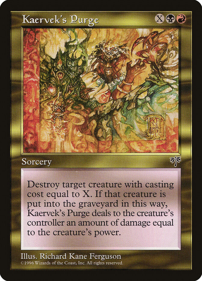 Kaervek's Purge 270 - Mirage MTG card