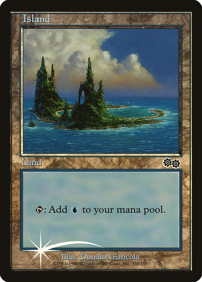 Island 3 - Arena League 1999 MTG card