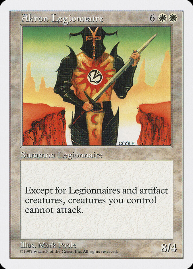 Akron Legionnaire 2 - Fifth Edition MTG card
