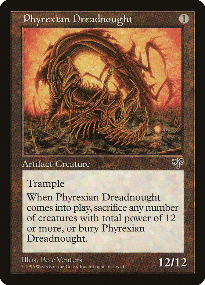 Phyrexian Dreadnought 315 - Mirage MTG card
