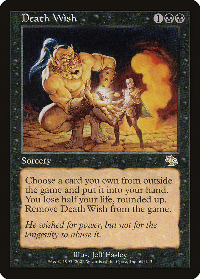 Death Wish 64 - Judgment MTG card